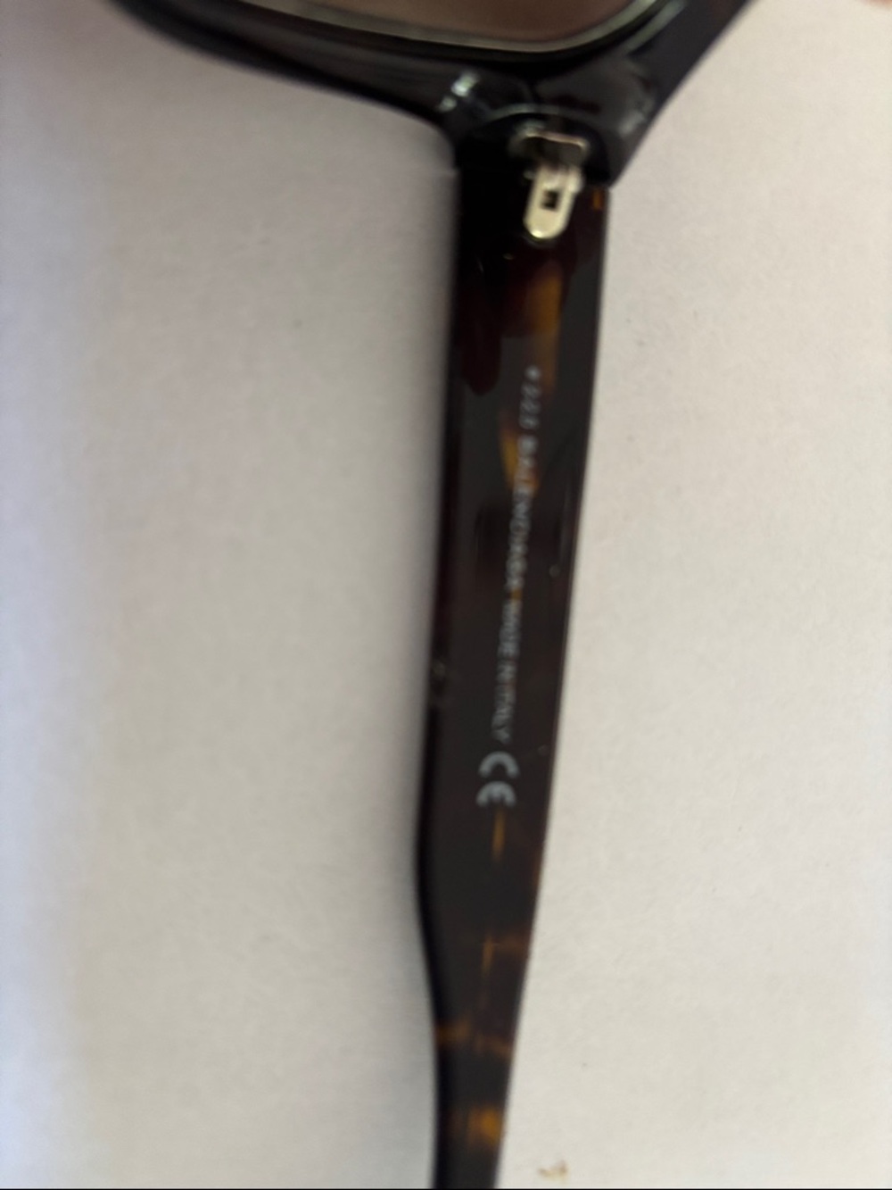 Balenciaga Brown Tortoiseshell Square Sunglasses - Picture 2 of 2